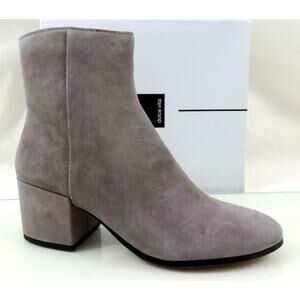 Women's Shoes Dolce Vita Maude Block Heel Ankle Boots Smoke Grey Suede